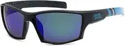 NFL Carolina Panthers Edge Wrap Sunglasses, One size, Green