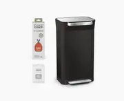 Trash Compactor Titan 30L Set in Black | Joseph Joseph AU