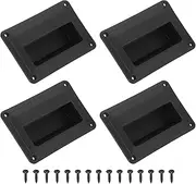 uxcell WG14095 Recessed Speaker Handle 140mm x 95mm Grasp Holder Replacement Speaker Cabinet Box Handles 4 Pcs