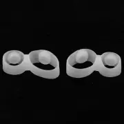 2Pcs Magnetic Therapy Slimming Toe Rings Weight Loss Toe Rings Silicone Toe HR6