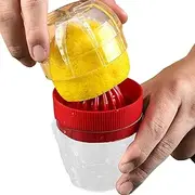 Lemon Juicer | Small Orange Squeezer Lime Juicer - Multifunctional Portable Lemon Press Kitchen Gadgets, Fruit Squeezer for Lemon Lime Orange