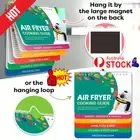 Calendar Style Cooking Guide Booklet Magnets Refrigerator Sticker Air Fryer CC