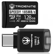 USB 3.2 -C MicroSD Memory Card Reader Adapter DDR-200 185MB/s Speedy MicroSD ...