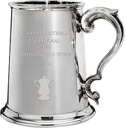 I LUV LTD 1 Pint Tankard for Huddersfield Town FA Cup Total Wins Collectors Pewter Beer Mug