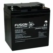 12V 30AH Fusion Lithium Deep Cycle Solar Caravan Marine UPS LiFePO4 Battery 4wd