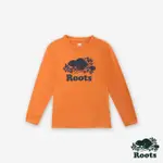 【ROOTS】ROOTS 大童-COOPER 長袖T恤(焦糖橘)