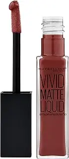 Maybelline Color Sensational Vivid Matte Liquid Lipstick, Coffee Buzz, 0.26 fl. oz.
