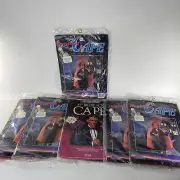 Vintage Lot 6 Dracula Halloween Vampire Costume Cape NEW Adult One Size 45"