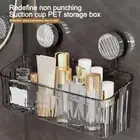 Punch-Free Storage Shelves Shower Drain Basket for Shampoo Soap Makeup