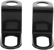 PLAFOPE 2pcs Turn Signal Bracket Motorcycle Accessories Motorcycle Lights Motorcycle Turn Signals Rear Turn Signals Brackets Universal Bracket Sportster Motorcycle Fog Light Iron Black