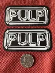 Pulp Stickers (2) Skateboard Decals