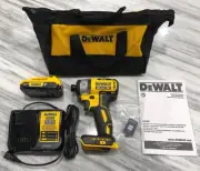 Brand New DeWALT DCF887B 20v MAX XR 2.0 Ah 3-Speed 1/4 in Impact Driver Kit