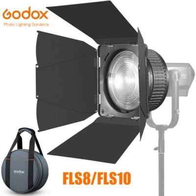 Godox FLS10 FLS8 Fresnel Lens Focusing Spotlight Bowens Mount for All LED Lights
