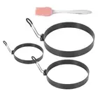 Non Stick Egg Rings,4 In&6 In&8 in Pancake Rings,Fried Egg Poacher Egg6571