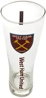 West Ham United FC Tall Beer Glass