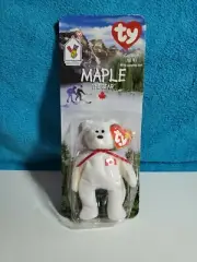Maple The Bear 1999 McDonalds Ty Beanie Baby Errors 1996 dob w/1993 tag OakBrook