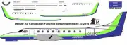 Denver Air Connection Metro III pointerdog7 decals for Contrails 1/144 kits