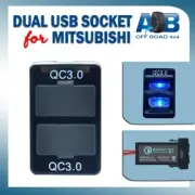 QC3.0 USB Car Charger Mobile Phone GPS iPhone iPad IPOD Samsung fits MITSUBISHI
