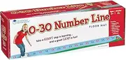 Learning Resources 0-30 Number Line Floor Mat, Classroom or Homeschool Supplies, Blue, Ages 5+