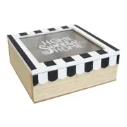 French Country Tea Bag Cafe Home Sweet Home Teabag Box