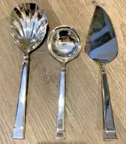 Heritage Mint Ltd. BENTLEY Hostess Set SERVER 18/10 Stainless SPOON Pie/Cake