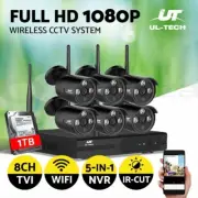 UL-tech 1080P Wireless CCTV Security System Camera Home Set Outdoor 1TB IP 8CH