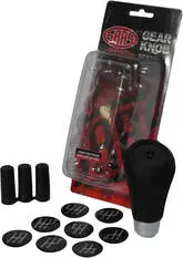 SAAS Gear Knob Black Leather With 8 Shift Patterns Inc With Gear Knob - SGKBL
