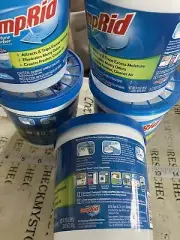 5Pack DampRid Fragrance Free Refillable Moisture Absorber - 10.5oz cups Each