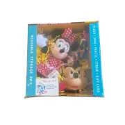 Vintage Mickey Unlimited Minnie Mouse Plush Mickey Mug pencil & Straw & Card