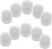 Veemoon 10pcs Shoe Polish Brush Kit Soft Sponge Brush Heads for Leather Boots Shoes Portable Cleaning Tool for Travel Daily Use Durable Construction