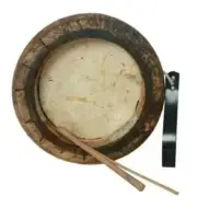 NEW HANDMADE INSTRUMENT MUSICAL THAPPU WOODEN HAND PERCUSSION DRUM