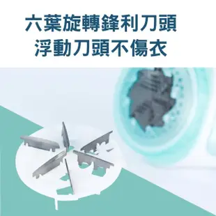 【KINYO】USB充電式六葉除毛球機(CL522)