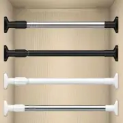Telescopic Clothing Rod Shower Curtain Pole Extendable Stick Clothes Hanging Rod