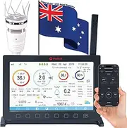 [PanTech] Weather Station Wireless Australia - Gen 7 IoT- PT-HP2564- Wireless Indoor Outdoor-Ultrasonic-Haptic Rain Sensor-433MHz-Extra Stainless Steel Bird Spikes