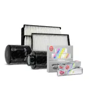 NGK Platinum Spark Plugs & NTK Filter Kit for Subaru Outback BP B13 3.0L 03-09