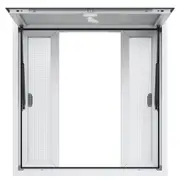 36"x36" Concession Stand Window with Sliding Screens and Sunshade
