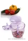 Manual Pull Chopper Cutter food Vegetable Mincer Grinder onion dry fruit 900 ML