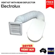 VENT KIT WITH REAR DEFLECTOR FOR ELECTROLUX EDV605 DRYER | FREE SHIPPING