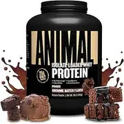 Universal Nutrition Animal Whey Isolate Loaded Whey Protein Powder Supplement, Brownie Batter, 4 Pound