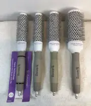 Scalpmaster Ceramic and Ionic Rounded Hair Brush Nano Technology With pik