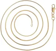 [VPbao] 2pcs Women Plated Gold Necklace Snake Chain Set Style Random