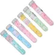Generic Travel Soap Flakes Assorted Color Portable Disposable Soap Flakes for Hand Body Clothes Washing Lightweight Compact Storage Box Included for Easy Carrying