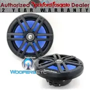 ROCKFORD FOSGATE M2-8B BLACK 8" LIGHTS MARINE 2-WAY TWEETERS BOAT SPEAKERS NEW