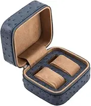 Jewelry Box - Watch Bag Portable Zipper Watch Storage Display Box (D) FANDIAO