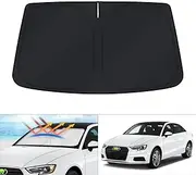 KUST Windshield Sun Shade for 2014-2020 Audi A3 Window Sunshade Sun Visor Protector Foldable Blocks UV Rays Keep Your Car Cooler