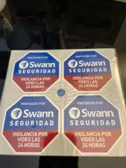 Swann Sticker Decal OEM Video Security Camera Door Window Stickers 2.5" NIP