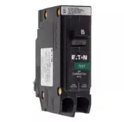 (2) Eaton BRP115AF 15 Amp Single Pole 120V Plug-On Neutral AFCI Arc Fault