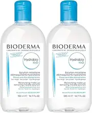 Bioderma Hydrabio H2O, Value Pack Face Cleanser & Makeup Remover, Cleansing Micellar Water Ideal For Dehydrated Sensitive Skin, No-Rinse Formula With Niacinamide & Glycerin For Hydration