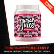 Faction Labs COUGAR JUICE 30 Serve WILD RASPBERRY | Protein Bovine Collagen