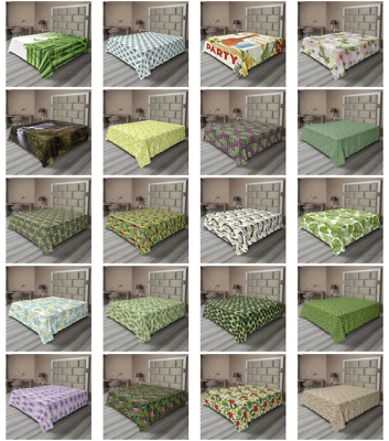 Ambesonne Exotic Pattern Flat Sheet Top Sheet Decorative Bedding 6 Sizes